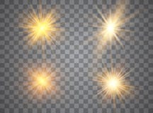 Light glow effect stars. Vector sparkles on transparent background. Christmas abstract pattern. Sparkling magic dust particles. royalty free illustration Light glow effect stars. Vector sparkles on transparent background. Christmas abstract pattern. Sparkling magic dust particles. royalty free illustration