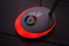 Light with the LED and RGB light. Light switching, royalty free stock photo Light with the LED and RGB light. Light switching, royalty free stock photo