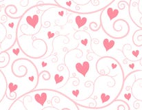 Light Pink Hearts Vine Background Royalty Free Stock Image Light Pink Hearts Vine Background Royalty Free Stock Image