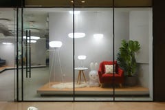 Light shop window in shopping mall royalty free stock photos Light shop window in shopping mall royalty free stock photos