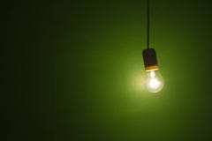 Lightbulb hanging