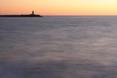 Lighthouse At Dusk Stock Photography Lighthouse At Dusk Stock Photography