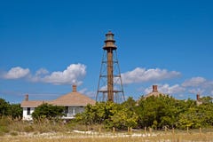 Lighthouse at Sanibel Island, USA stock photos Lighthouse at Sanibel Island, USA stock photos