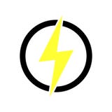 Lightning, electric power vector logo design element. Energy and thunder electricity symbol concept. Lightning bolt sign in the ci royalty free illustration Lightning, electric power vector logo design element. Energy and thunder electricity symbol concept. Lightning bolt sign in the ci royalty free illustration
