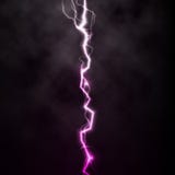 Lightning flash light thunder spark on black background with clouds. Vector spark lightning or electricity blast storm Royalty Free Stock Photography Lightning flash light thunder spark on black background with clouds. Vector spark lightning or electricity blast storm Royalty Free Stock Photography