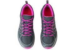 Pink hiking boots stock image. Image of shoe, lace, boot - 16927589