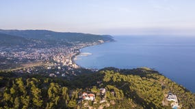 Ligurian coast of Diano Marina