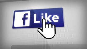 Like On Facebook. Digital animation of Like Us On Facebook buttom on computer or smartphone screen. Full HD. Macro Like On Facebook. Digital animation of Like Us On Facebook buttom on computer or smartphone screen. Full HD. Macro