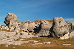 Limestone Rocks At Castle Hill Royalty Free Stock Image