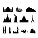 Limiti e monumenti del mondo royalty illustrazione gratis Limiti e monumenti del mondo royalty illustrazione gratis