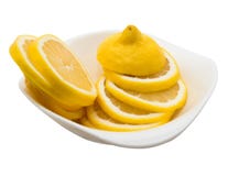 Limon isolerade på vit arkivbild Limon isolerade på vit arkivbild