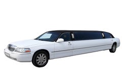 Limousine blanche image libre de droits Limousine blanche image libre de droits