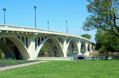 Lincoln Memorial Bridge In Vincennes, DENTRO Fotografie Stock Lincoln Memorial Bridge In Vincennes, DENTRO Fotografie Stock