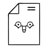 Line Drawing Cartoon Sheet Of Paper Stock Images