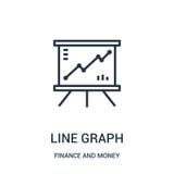 line graph icon vector from finance and money collection. Thin line line graph outline icon vector illustration vector illustration line graph icon vector from finance and money collection. Thin line line graph outline icon vector illustration vector illustration