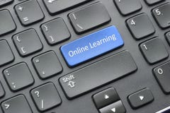 On-line-Lernenschlüssel auf Tastatur On-line-Lernenschlüssel auf Tastatur