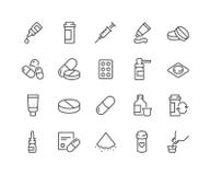 Line Pills Icons