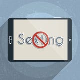 On-line-- und bewegliche Sicherheit lizenzfreie abbildung On-line-- und bewegliche Sicherheit lizenzfreie abbildung