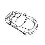Linea automobili di Art Style Sport royalty illustrazione gratis Linea automobili di Art Style Sport royalty illustrazione gratis