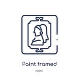 Lineair verf ontworpen pictogram van Kunst en ontwerpoverzichtsinzameling Dun lijnverf ontworpen die pictogram op witte achtergro stock illustratie Lineair verf ontworpen pictogram van Kunst en ontwerpoverzichtsinzameling Dun lijnverf ontworpen die pictogram op witte achtergro stock illustratie