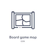 Lineare Brettspiel-Kartenikone von der Unterhaltungsentwurfssammlung Dünne Linie Brettspiel-Kartenikone lokalisiert auf weißem Hi vektor abbildung Lineare Brettspiel-Kartenikone von der Unterhaltungsentwurfssammlung Dünne Linie Brettspiel-Kartenikone lokalisiert auf weißem Hi vektor abbildung