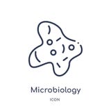 Lineare Mikrobiologieikone von der Chemieentwurfssammlung Dünne Linie Mikrobiologievektor lokalisiert auf weißem Hintergrund vektor abbildung Lineare Mikrobiologieikone von der Chemieentwurfssammlung Dünne Linie Mikrobiologievektor lokalisiert auf weißem Hintergrund vektor abbildung