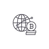 Lineares Ikonenkonzept globaler bitcoin Nachfrage Globale bitcoin Nachfragelinie Vektorzeichen, Symbol, Illustration vektor abbildung Lineares Ikonenkonzept globaler bitcoin Nachfrage Globale bitcoin Nachfragelinie Vektorzeichen, Symbol, Illustration vektor abbildung