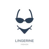 lingerine Ikone in der modischen Entwurfsart lingerine Ikone lokalisiert auf weißem Hintergrund einfache und moderne Ebene der li vektor abbildung lingerine Ikone in der modischen Entwurfsart lingerine Ikone lokalisiert auf weißem Hintergrund einfache und moderne Ebene der li vektor abbildung