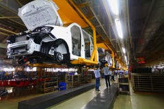 Linha de produção do carro Linha de produção do carro