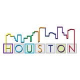 Linha do céu de Houston ilustração stock Linha do céu de Houston ilustração stock