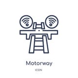 Liniowa autostrady ikona od Sztucznej intellegence i przyszłości technologii zarysowywa kolekcję Cienieje kreskowego autostrada w royalty ilustracja Liniowa autostrady ikona od Sztucznej intellegence i przyszłości technologii zarysowywa kolekcję Cienieje kreskowego autostrada w royalty ilustracja