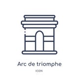 Linjär Arc de Triomphe symbol från byggnadsöversiktssamling Tunn linje Arc de Triomphe vektor som isoleras på vit bakgrund _ vektor illustrationer Linjär Arc de Triomphe symbol från byggnadsöversiktssamling Tunn linje Arc de Triomphe vektor som isoleras på vit bakgrund _ vektor illustrationer