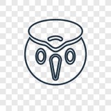Linjär symbol för Colibri begreppsvektor som isoleras på genomskinlig backg stock illustrationer Linjär symbol för Colibri begreppsvektor som isoleras på genomskinlig backg stock illustrationer