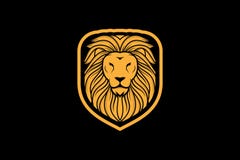 Lion King Esport Logo stock de ilustración Lion King Esport Logo stock de ilustración