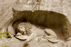 Lion of Luzern royalty free stock image Lion of Luzern royalty free stock image