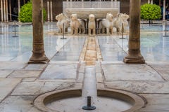 The Lion Patio Patio de los Leones, Alhambra, Granada, Andalusia, Spain. Stock Photos The Lion Patio Patio de los Leones, Alhambra, Granada, Andalusia, Spain. Stock Photos