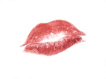 Lipstick kiss
