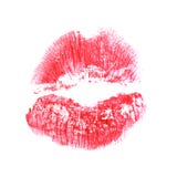 Lipstick kiss mark