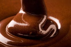 Liquid Chocolate Stock Photography