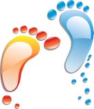 Liquid steps vector illustration Liquid steps vector illustration