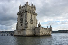 Lisbon belem tower obraz stock Lisbon belem tower obraz stock