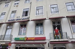 Lisbon, 16th July: Headquarters of Forca Portugal Sport Equip from Praca Figueira Square in Baixa in Lisbon