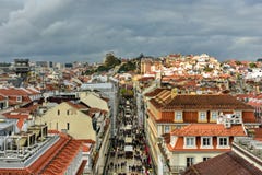 Lissabon-Skyline - Portugal stockbild Lissabon-Skyline - Portugal stockbild