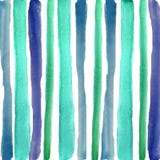 Listras azuis e verdes da aquarela ilustração royalty free Listras azuis e verdes da aquarela ilustração royalty free