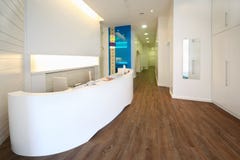 Litaufnahmebereich in der zahnmedizinischen Klinik.