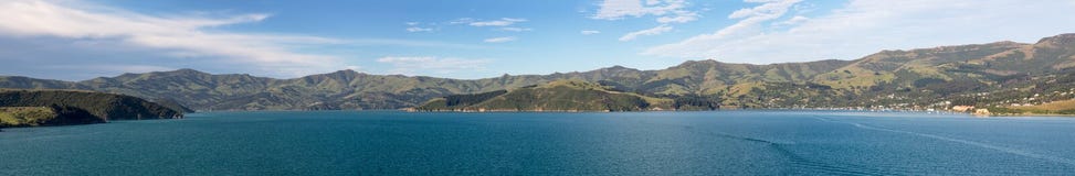 Litoral em Akaroa em Nova Zelândia foto de stock Litoral em Akaroa em Nova Zelândia foto de stock
