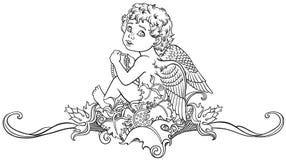 Little Angel Outline Clipart And Illustrations Little Angel Outline Clipart And Illustrations