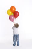 Little Boy with Bunch of Balloons
