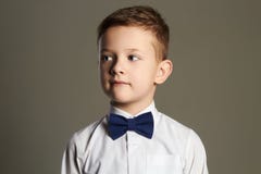 Little Boy.child In Tie.stylish Kid Royalty Free Stock Photo