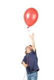 Little boy red baloon
